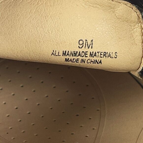 Alex Marie PLATFORM LOAFERS Size 9 Womens Chain Goth Black Patent Grensley Shoes - Picture 9 of 11